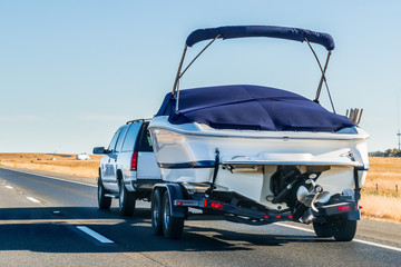 Boat Being Towed